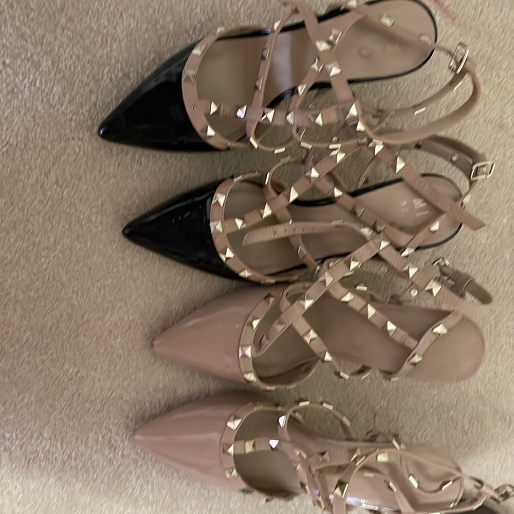 Shoe bundle black and beige